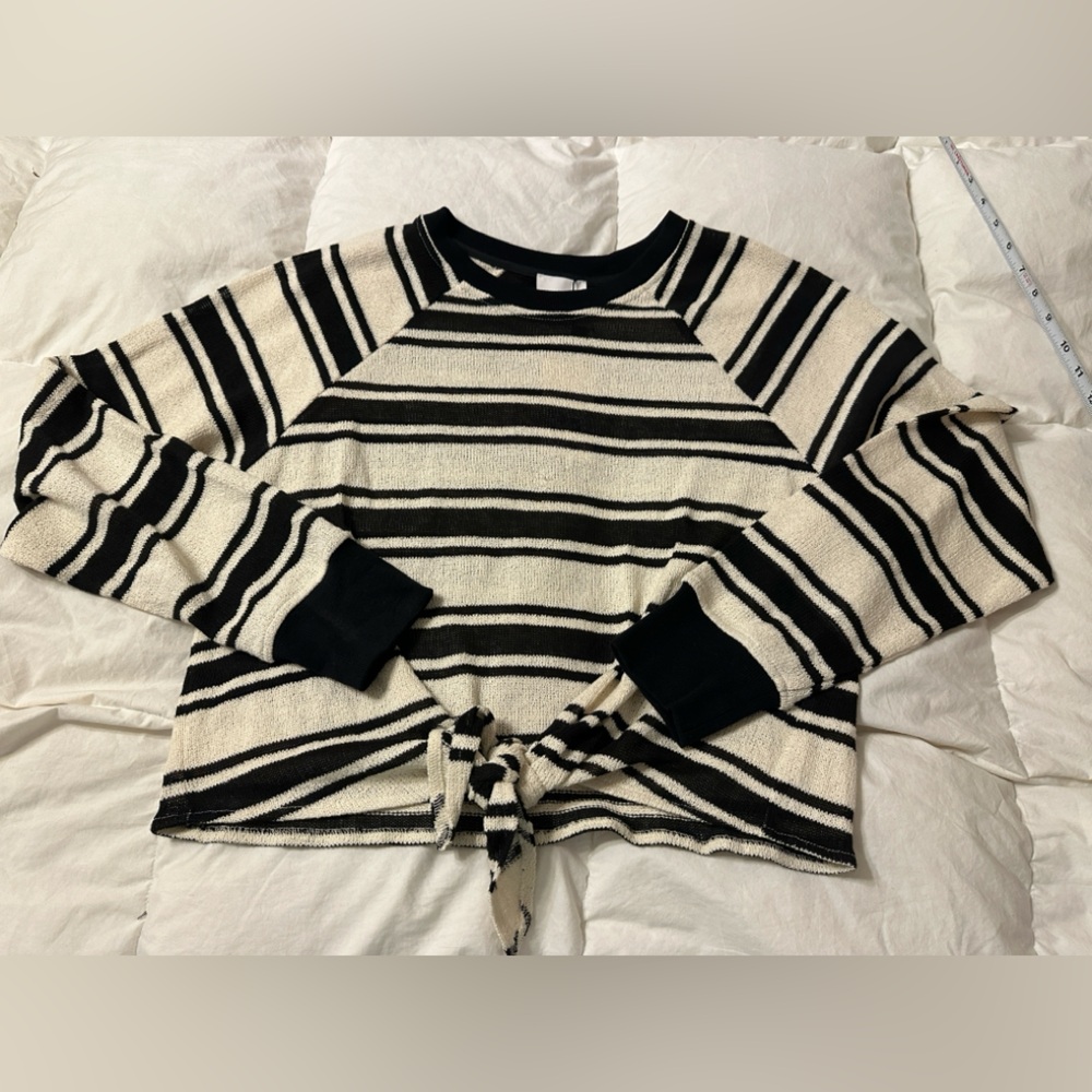 Sundays Striped Black and White Kade Pullover & Jace Pants Set - NWT - Size L - Picture 12 of 16